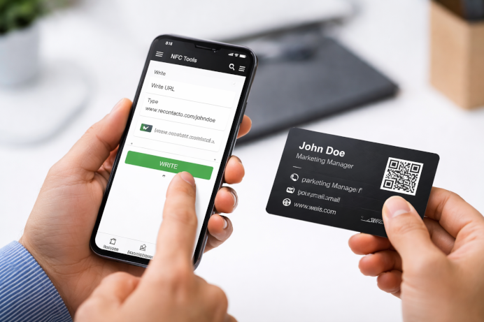 Cómo crear tu propia tarjeta digital NFC con Recontacto